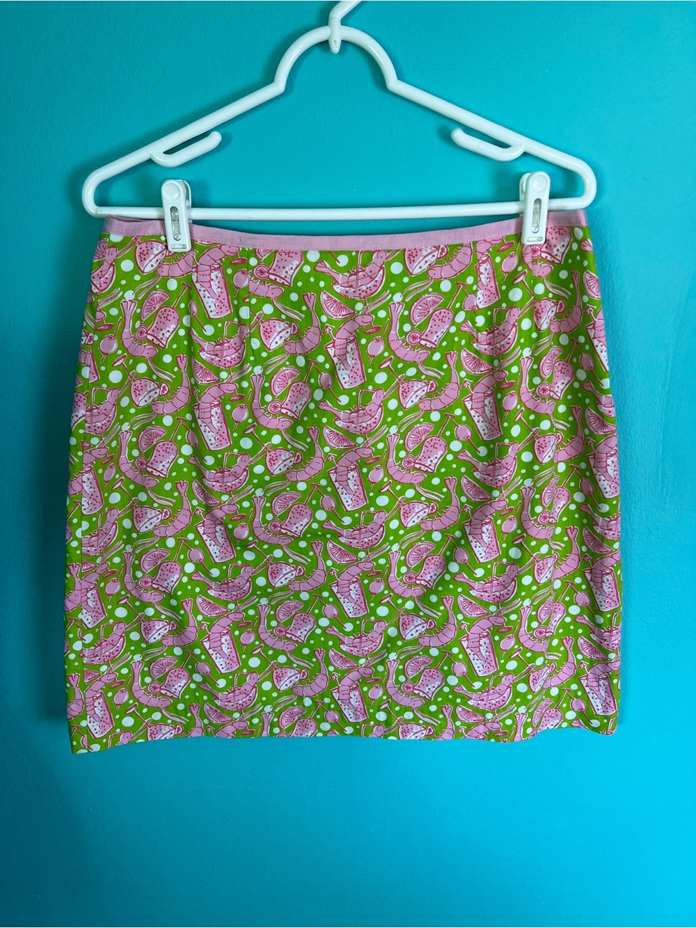 EUC Women’s Lilly Pulitzer White Label Reversible 2-in1 Wrap Mini Skirt Size 12